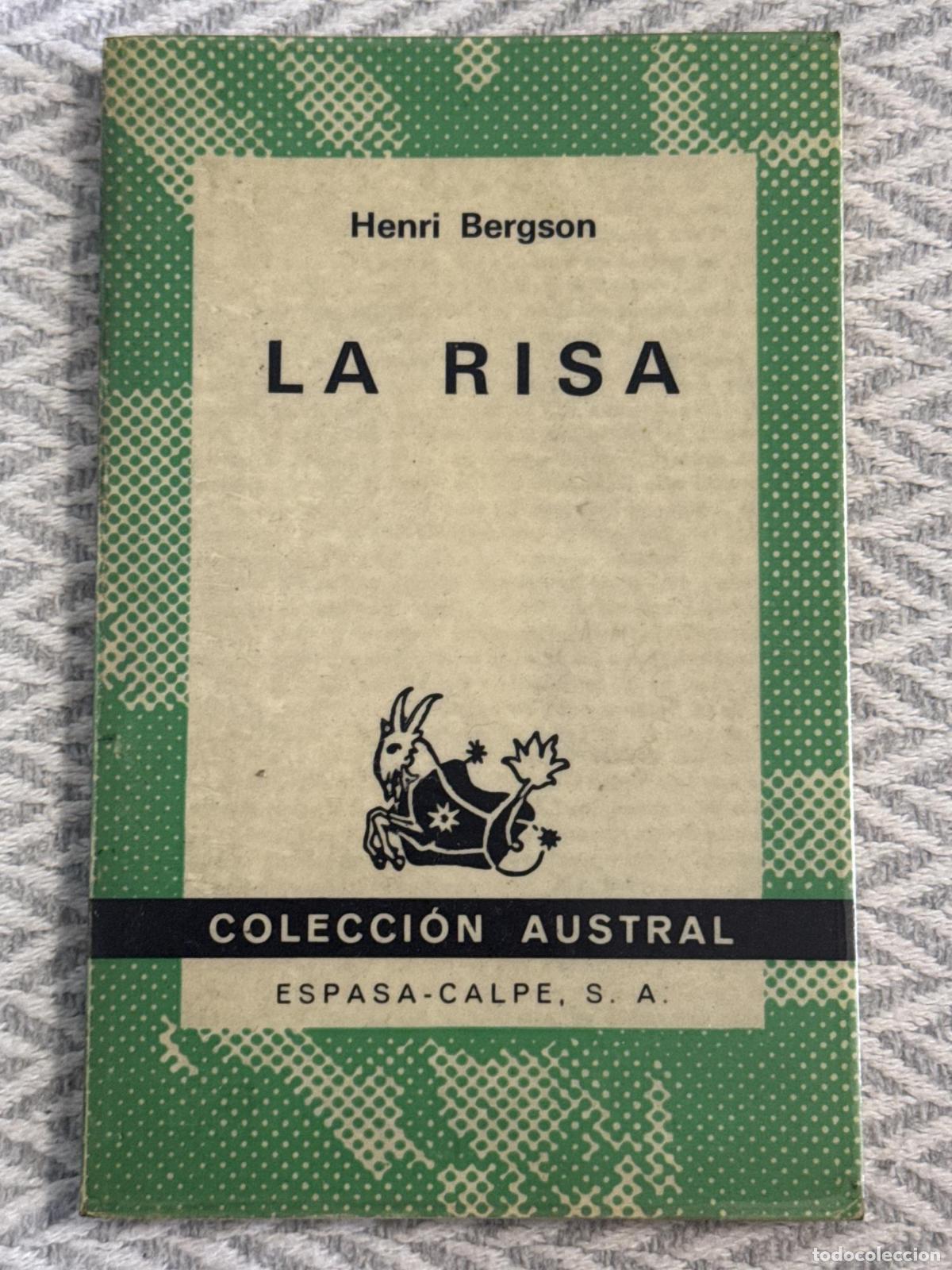 Libros: La risa - Bergson, Henri