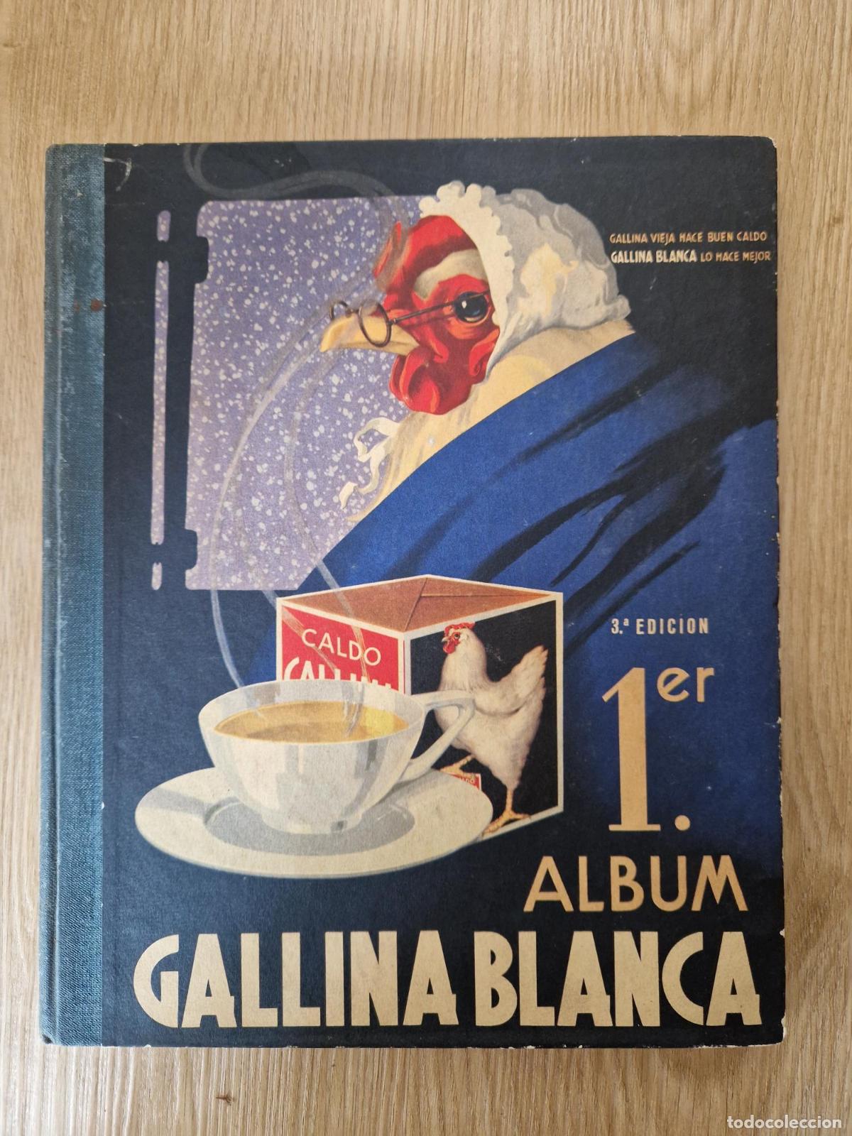 Livros em segunda m&atilde;o: 1 &aacute;lbum de cromos Gallina Blanca. COMPLETO -