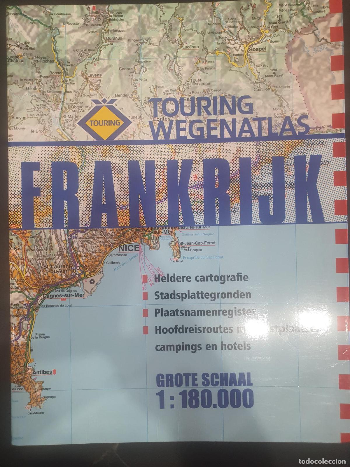 Libros: Touring wegenatlas Frankrijk 1:180.000 -