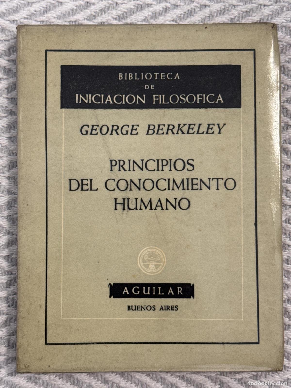 Libros: Principios del conocimiento humano - George Berkeley
