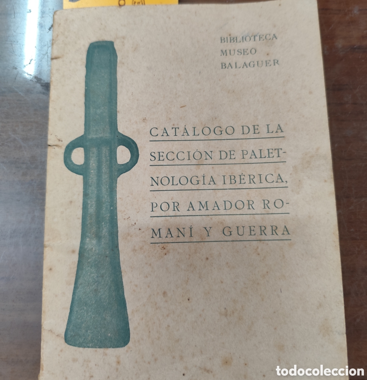 Libri di seconda mano: CATALOGO DE LA SECCION DE PALETNOLOGIA IBERICA. Biblioteca Museo Balaguer. A&ntilde;o 1917 - ROMANI Y GUERR