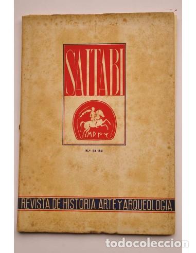 Libros: Saitabi. Revista de historia, arte y arqueolog&iacute;a, n&ordm; 31-32, 1949 - UNIVERSIDAD DE VALENCIA