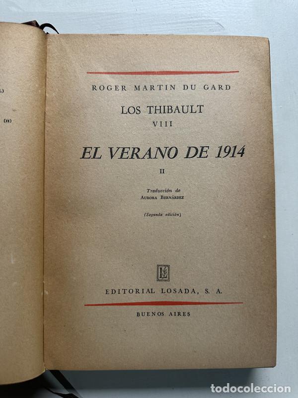Libros: Los Thibault VIII - Martin du Gard Roger - Foto 1