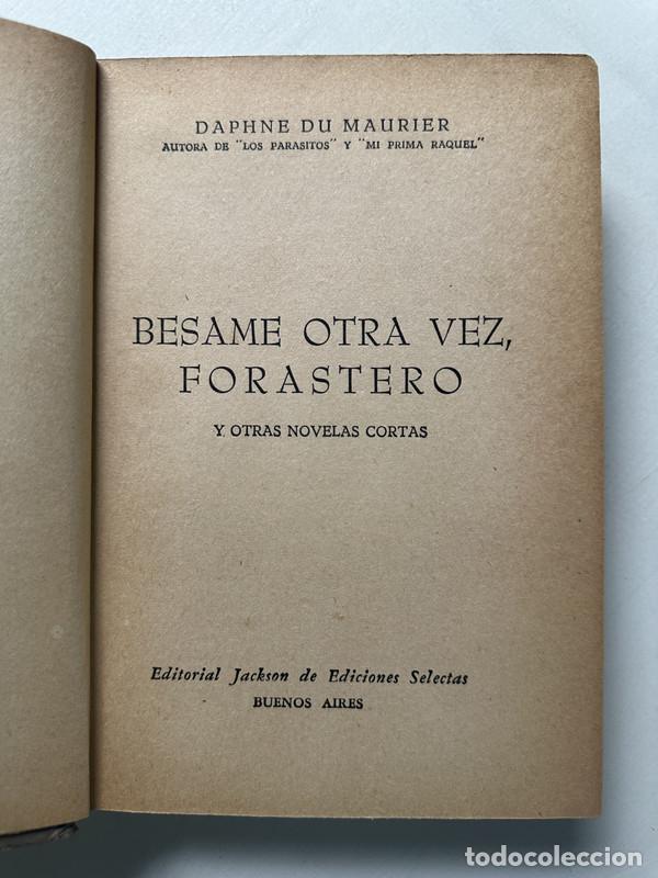 Libros: Besame otra vez forastero - Du Maurier Daphne - Foto 1