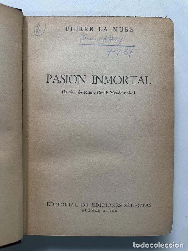 B&uuml;cher: Pasion inmortal - La Mure Pierre