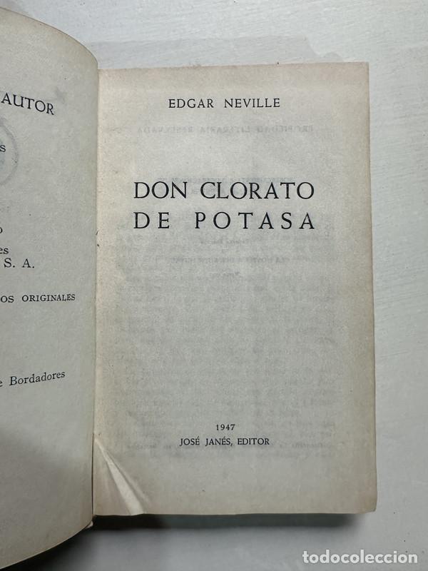 Libri di seconda mano: Don Clorato de Potasa - Neville Edgar