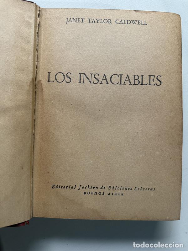 Libros: Los insaciables - Caldwell Janet Taylor - Foto 1