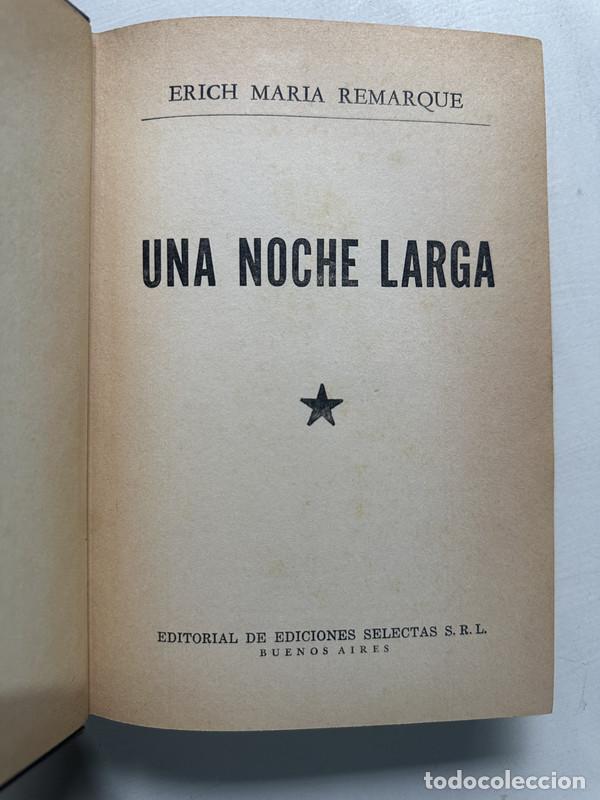 Libri di seconda mano: Una noche larga - Remarque Erich Maria