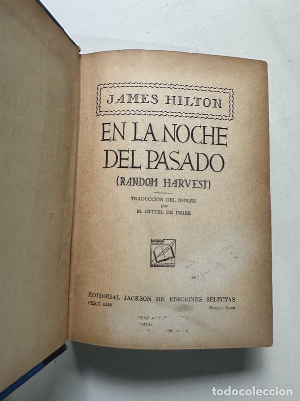 Libros: En la noche del pasado - Hilton James - Foto 1