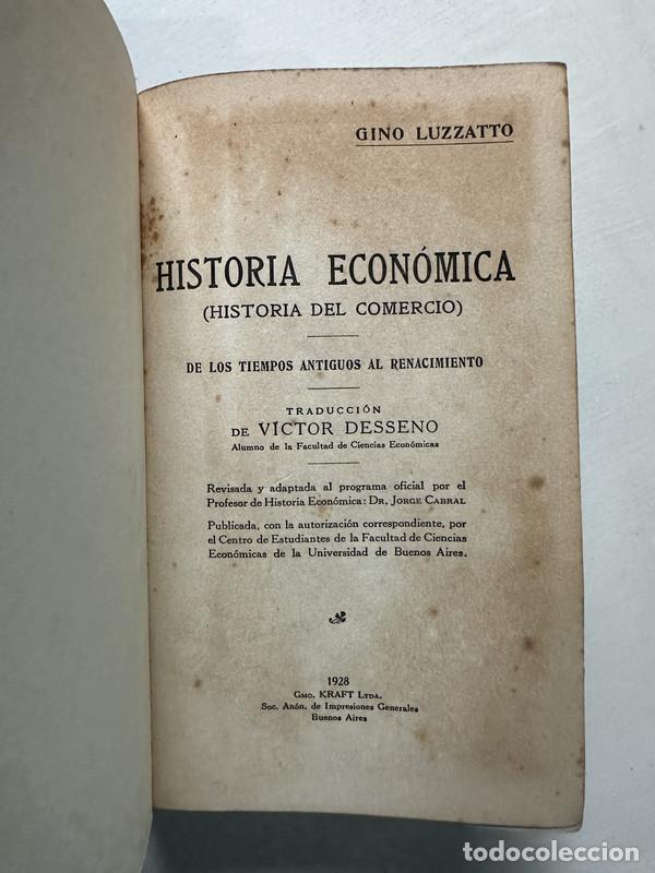 Libri di seconda mano: Historia economica - Luzzatto Gino