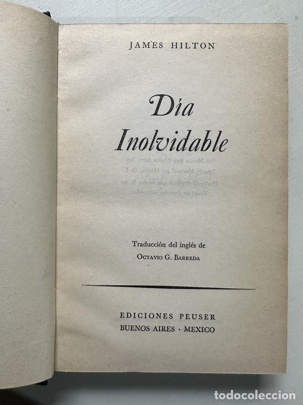 Libros: Dia inolvidable - Hilton James - Foto 1