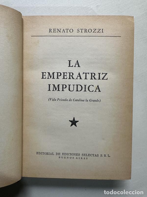 Libri di seconda mano: La emperatriz impudica - Strozzi Renato
