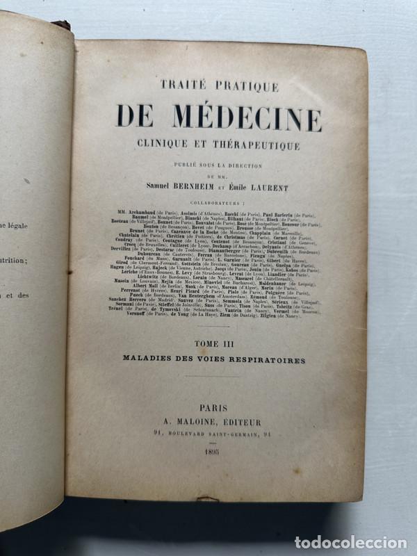 Libri di seconda mano: Tratado practico de medicina clinica y terapeutica - Bernheim Samuel / Laurent emile