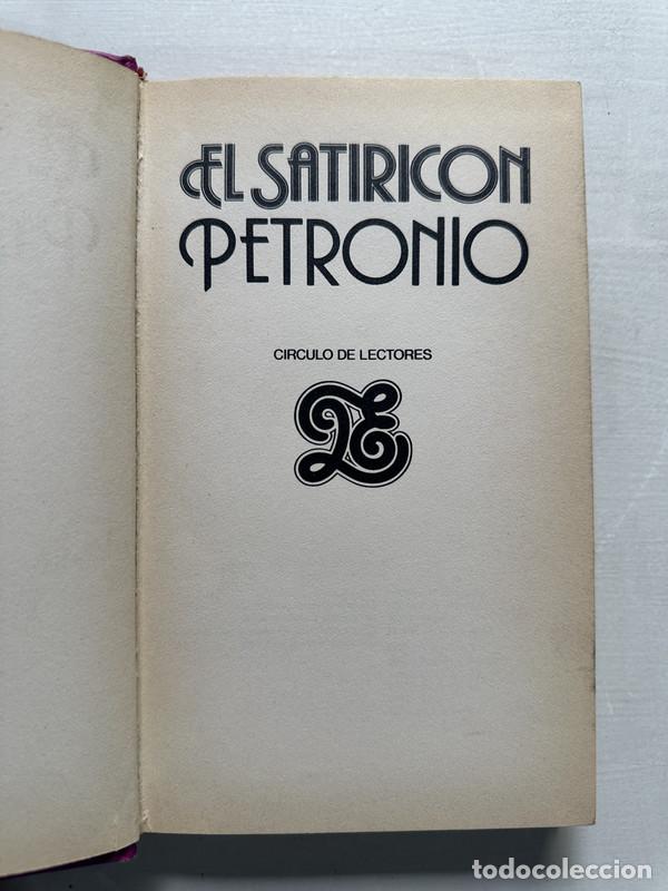 Libros: El Satiricon - Petronio - Foto 1