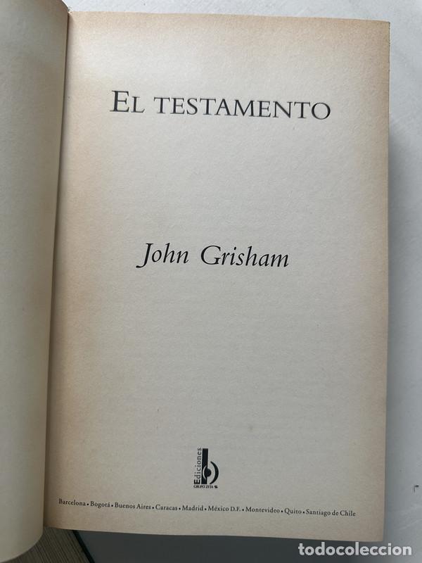 Libros: El testamento - Grisham John - Foto 1