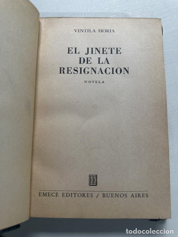 Livros em segunda m&atilde;o: El jinete de la resignacion - Horia Vintila