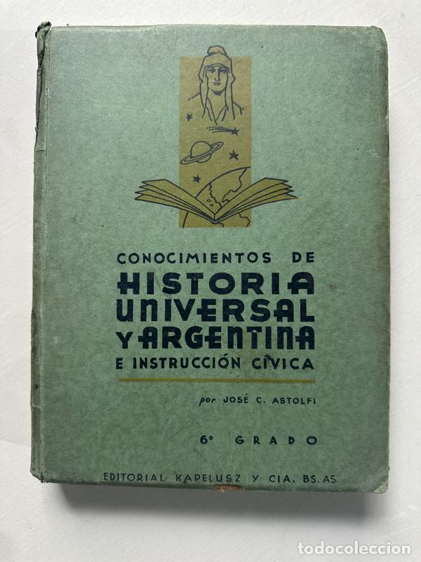 Livros em segunda m&atilde;o: Conocimientos de historia universal y argentina e instruccion civica - Astolfi Jose C.