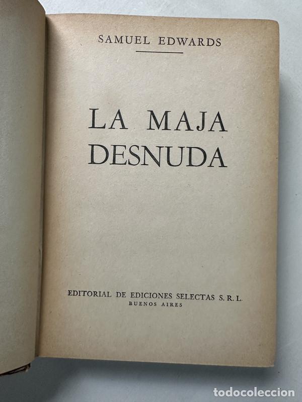 Libros: La maja desnuda - Edwards Samuel - Foto 1