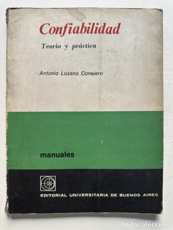 books: Confiabilidad - Lozano Conejero Antonio