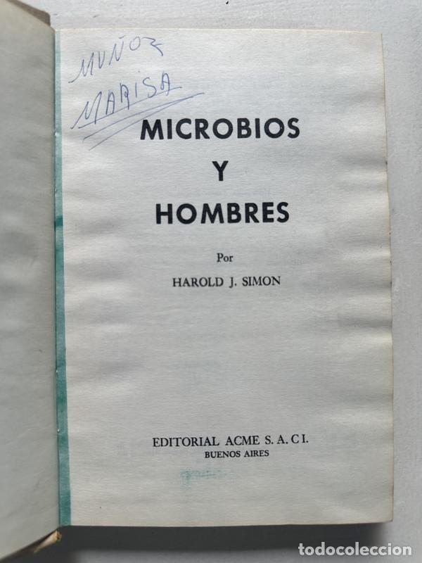 books: Microbios y hombres - Simon Harold J.