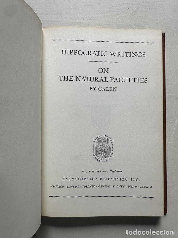 Libri di seconda mano: Hippocratic Writings on the Natural Faculties - Galeno