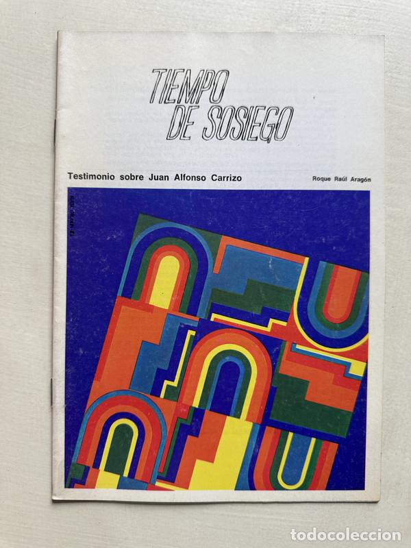 Libri di seconda mano: Tiempo de sosiego - Aragon Roque Raul