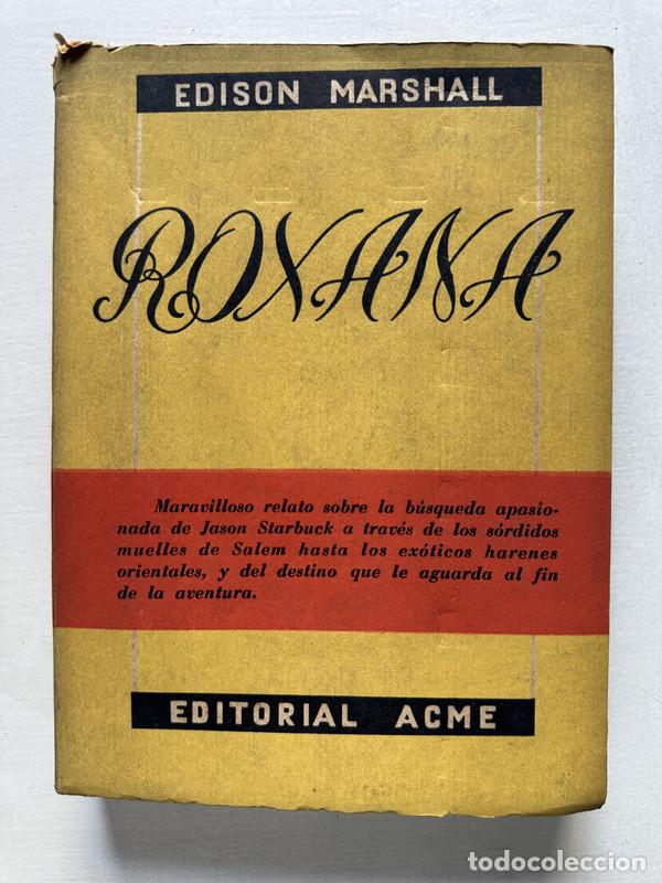 Libros: Roxana - Marshall Edison - Foto 1