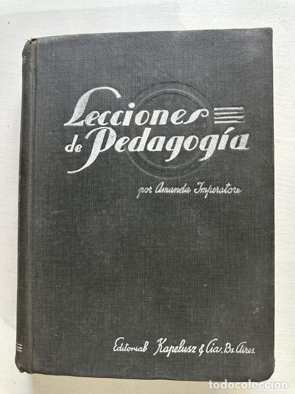 Libros: Lecciones de pedagogia - Imperatore Amanda