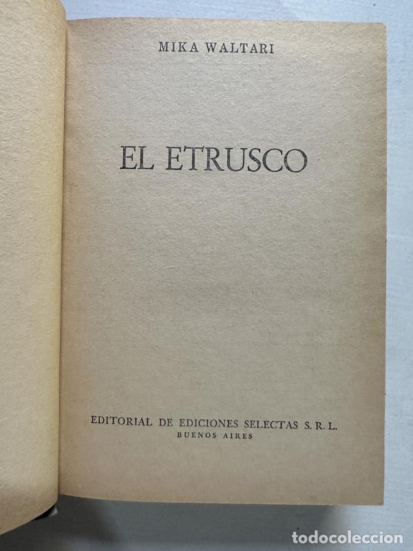 Libros: El etrusco - Waltari Mika - Foto 1