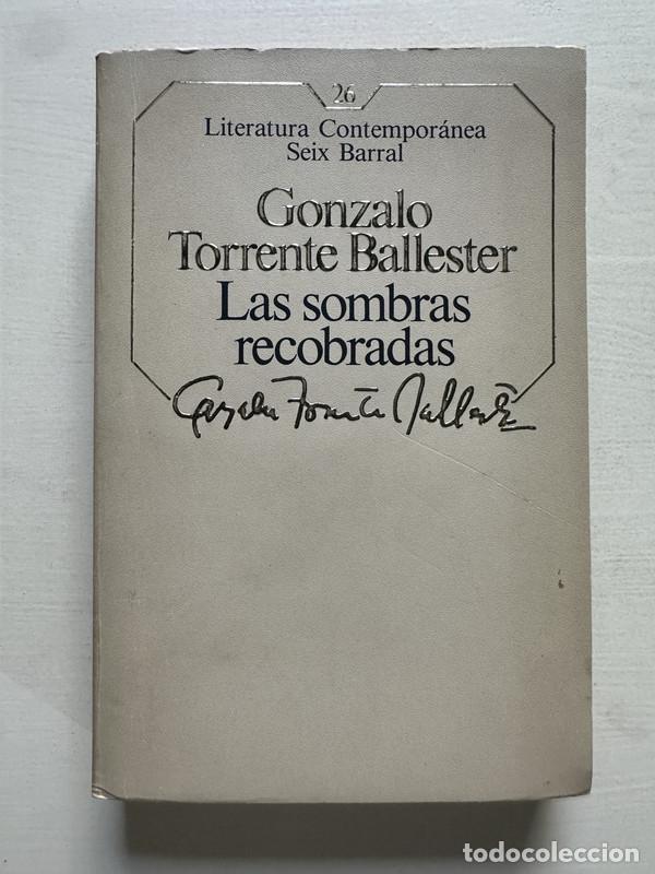 Libros: Las sombras recobradas - Torrente Ballester Gonzalo