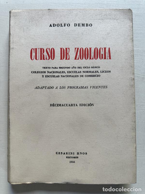 Livros em segunda m&atilde;o: Curso de zoologia - Dembo Adolfo