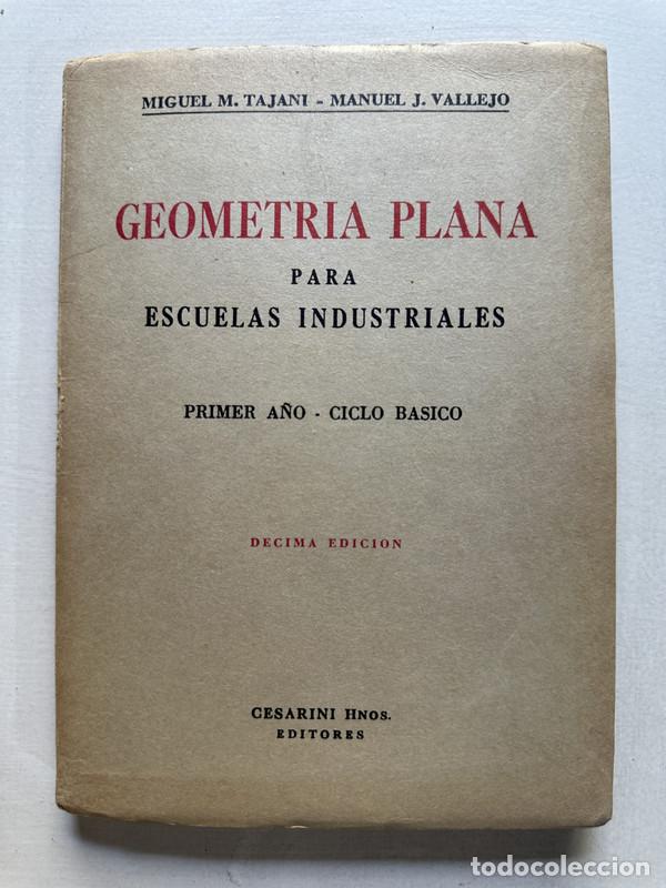 Livros em segunda m&atilde;o: Geometria plana - Tajani Miguel M. / Vallejo Manuel J.