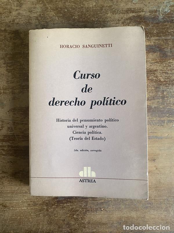 Livros em segunda m&atilde;o: Curso de derecho politico - Sanguinetti Horacio