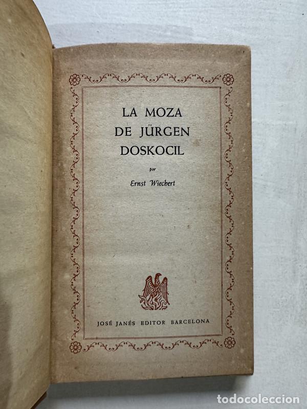 Libros: La moza de J&uuml;rgen Doskocil - Wiechert Ernst
