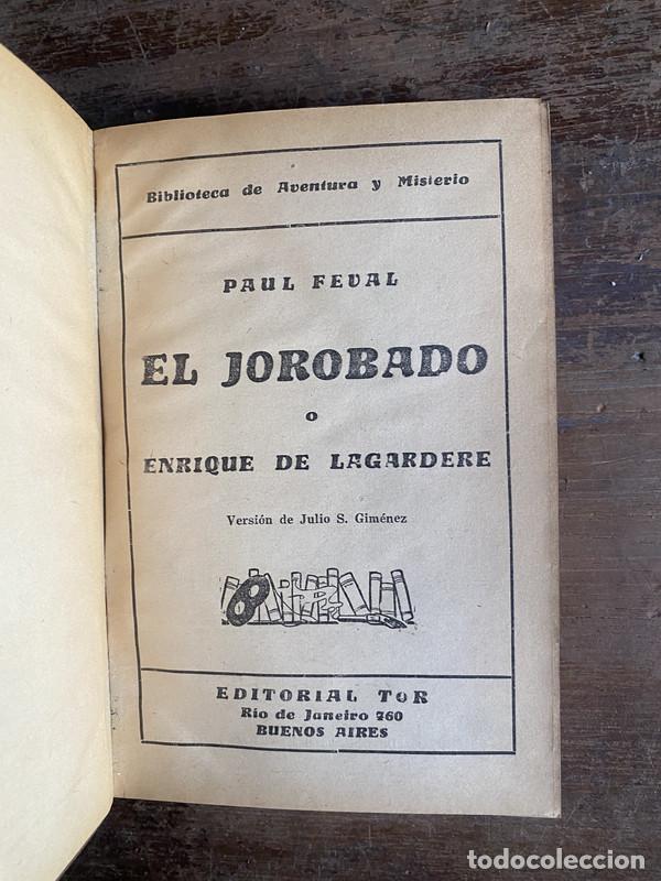 Libros: El Jorobado - Feval Paul - Foto 1