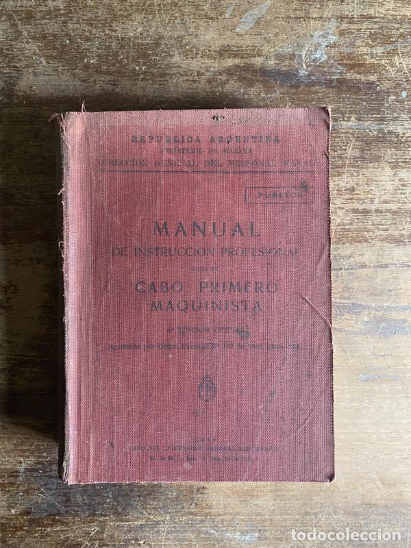 books: Manual de Instruccion Profesional para Cabo Primero Maquinista - -