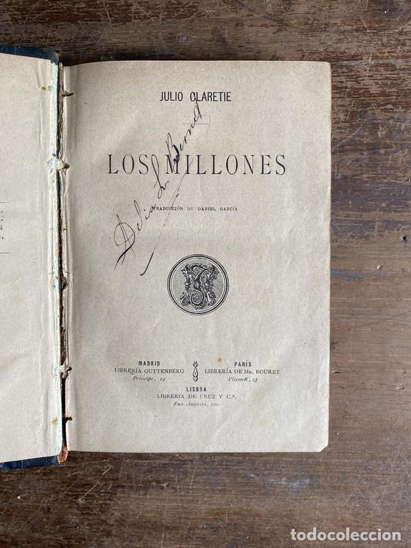 books: Los Millones - Claretie Julio