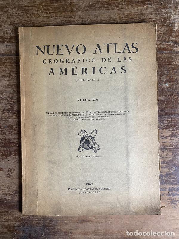 books: Nuevo Atlas Geografico de las Americas - Anesi Jose