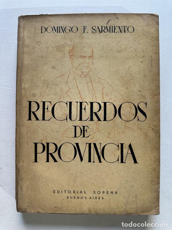 Livros em segunda m&atilde;o: Recuerdos de provincia SOPENA - Sarmiento Domingo F.