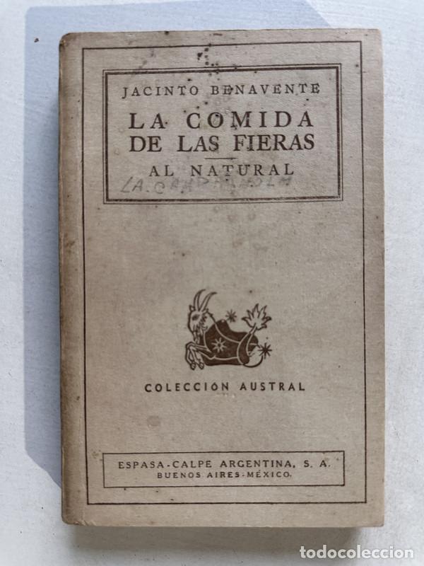 Libros: La comida de las fieras - Benavente Jacinto - Foto 1