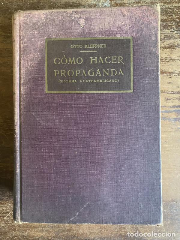 books: Como hacer propaganda - Kleppner Otto