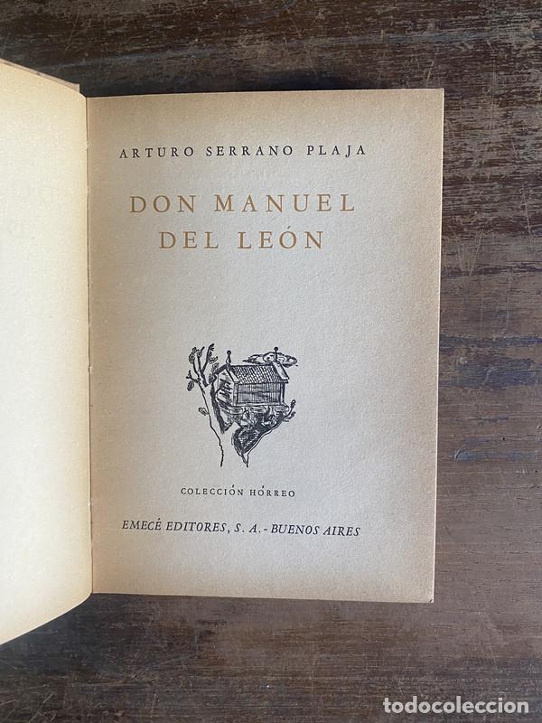 Libros: Don Manuel del Leon - Serrano Plaja Arturo - Foto 1