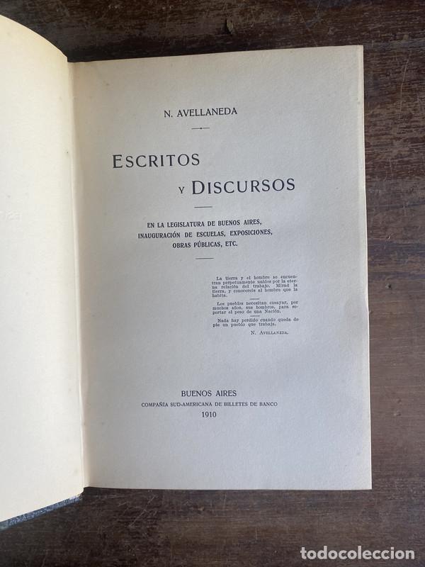 books: Escritos y Discursos IV - Avellaneda N.