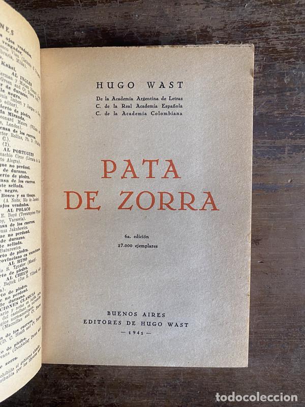 Libros: Pata de Zorra - Wast Hugo