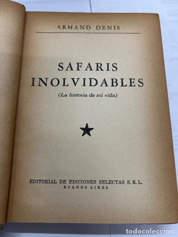 Libros: Safaris inolvidables - Armand Denis