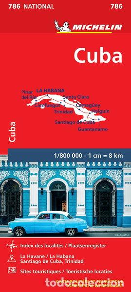 B&uuml;cher: Cuba - Michelin National Map 786- 9782067185531