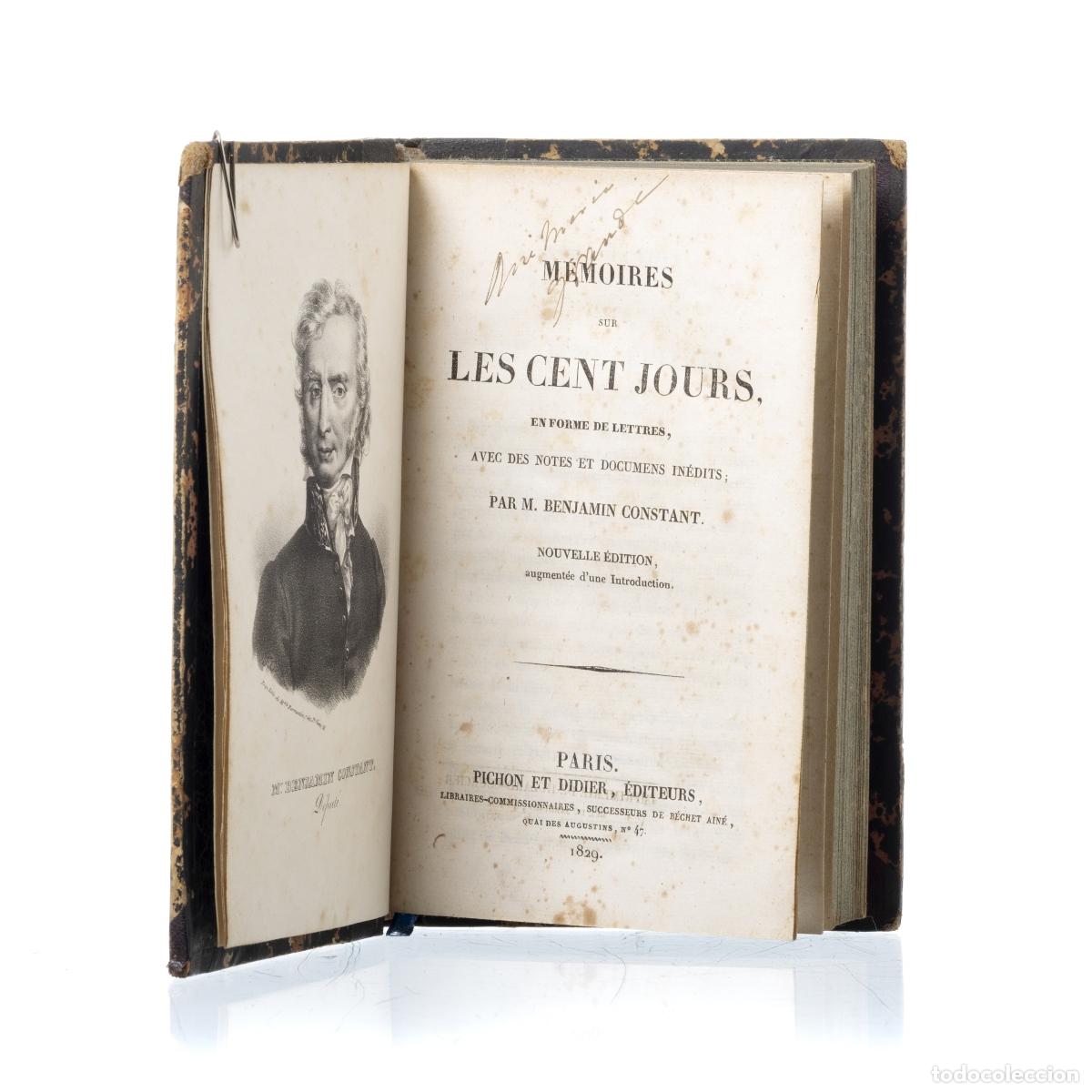 Libros: Libros - Constant; Benjamin - Memorias de los Cien D&iacute;as