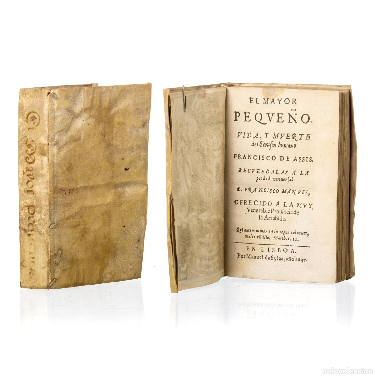 B&uuml;cher: Libros - Manoel; D. Francisco - El mayor peque&ntilde;o vida; y muerte del seraf&iacute;n humano Francisco de As&iacute;s