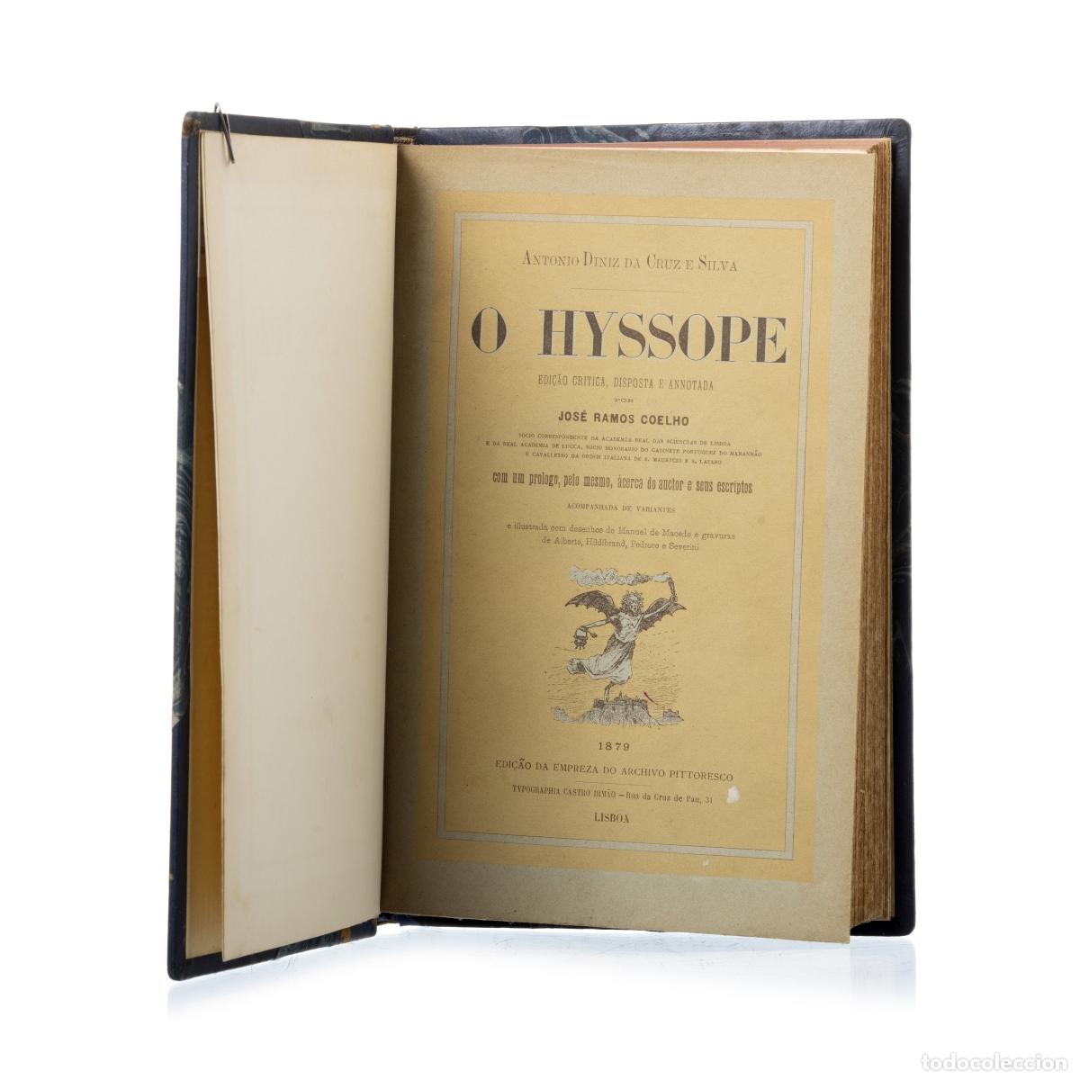 Libros: Libros - Silva; Antonio Diniz da Cruz e Silva - El hisopo