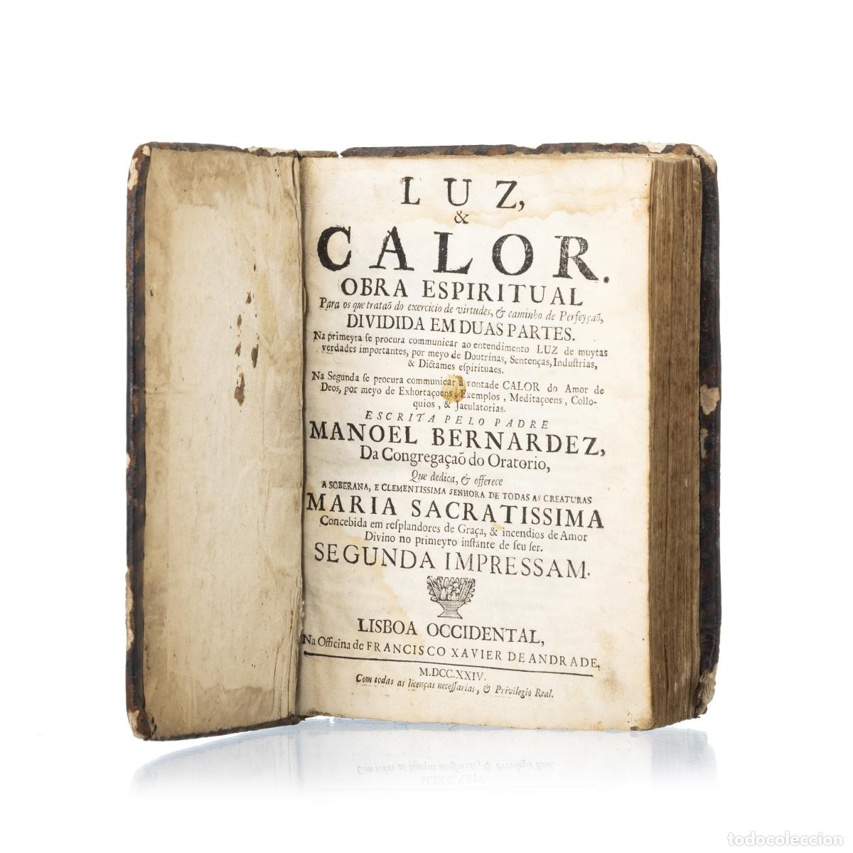 Livres: Libros - Bernardez; Padre Manoel - Luz y calor